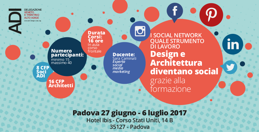 Padova Corso Social 27 giugno e 6 luglio 2017. locandina xxx